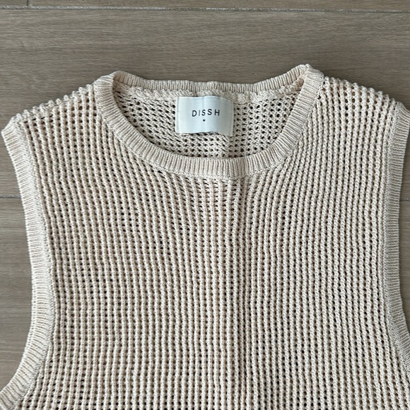 DISSH OPHELIA NATURAL CROCHET MAXI DRESS - Picture 3 of 5